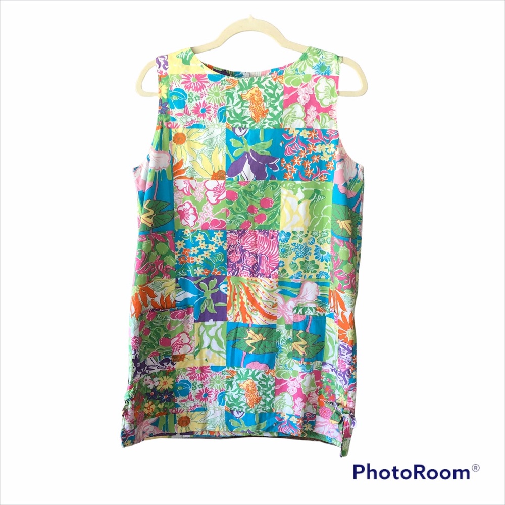 Lilly Pulitzer Vintage Mini Dress Sheath SZ 10P